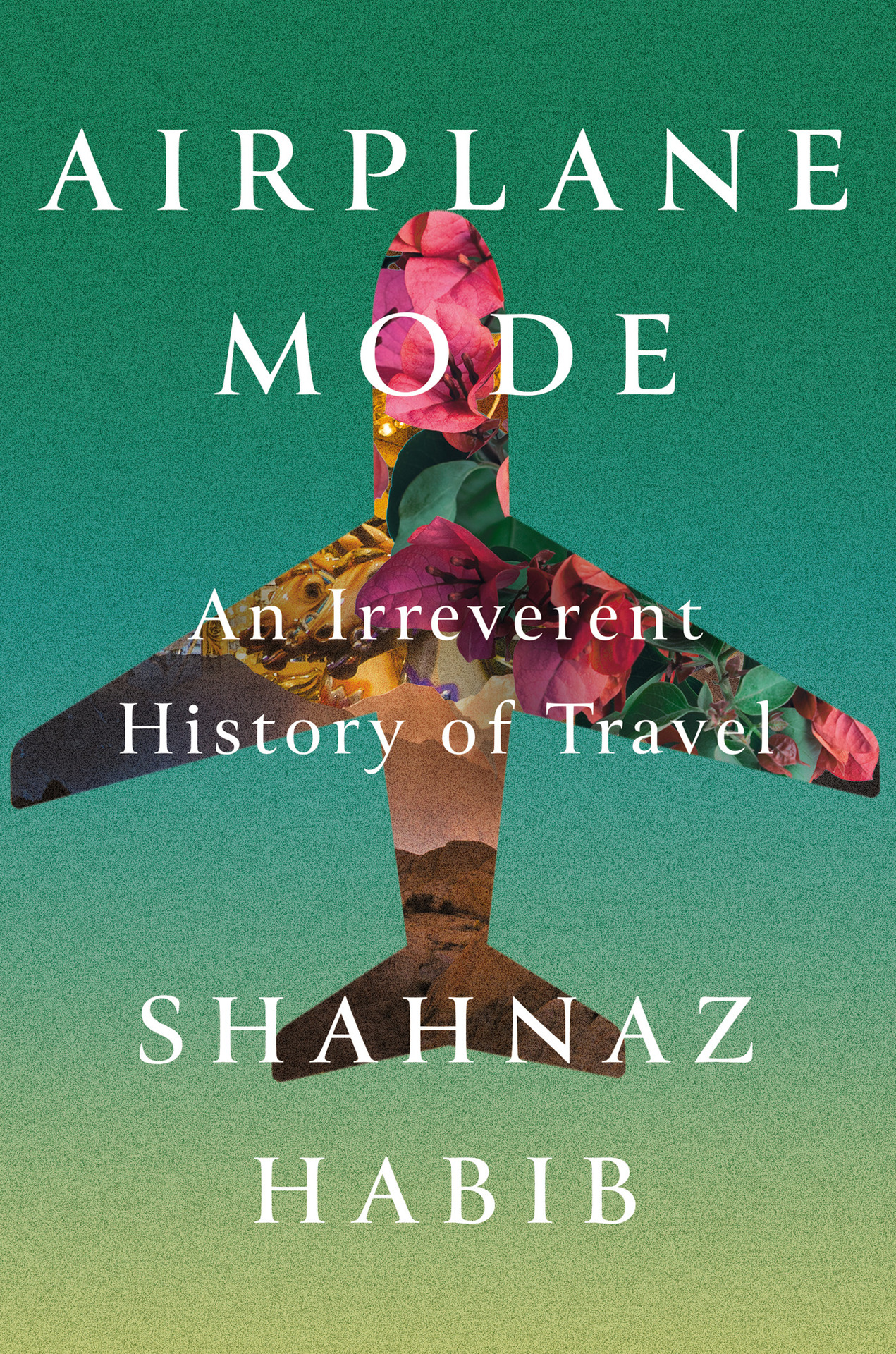 Book cover of Airplane Mode: An Irreverent History of Travel by Shahnaz Habib